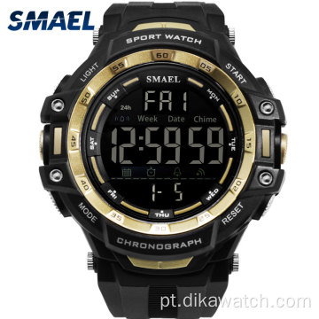 Relógios esportivos masculinos da marca SMAEL masculino militar multifunções